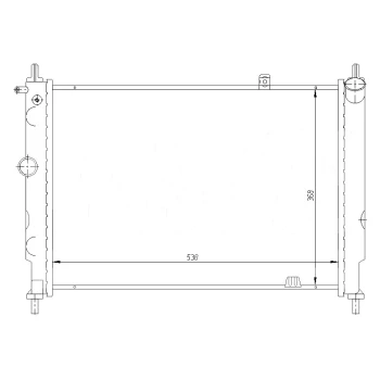 РАДИАТОР OPEL ASTRA, 09.91 - 02.98
